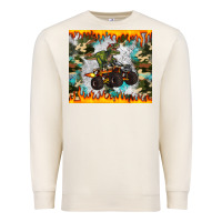 Sandshell monster truck dinosaur t rex tumbler Premium Sweatshirt - Artiststas