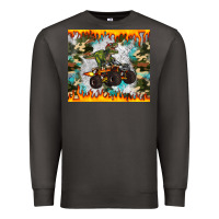 Smoke monster truck dinosaur t rex tumbler Premium Sweatshirt - Artiststas