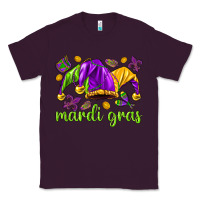 Plum Mardi Gras with jester Classic Tee - NancyCooperArtShop