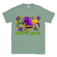 Sage Mardi Gras with jester Classic Tee - NancyCooperArtShop