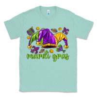 Seafoam Mardi Gras with jester Classic Tee - NancyCooperArtShop