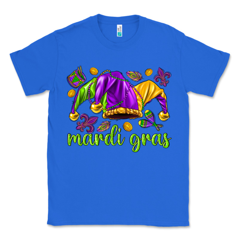 Mardi Gras With Jester Classic Tee by NancyCooperArtShop | Teevron
