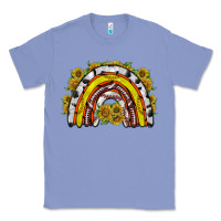 Colony Blue sunflower sports rainbow Classic Tee - RacoonDesign