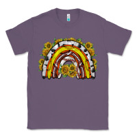 Lavender sunflower sports rainbow Classic Tee - RacoonDesign