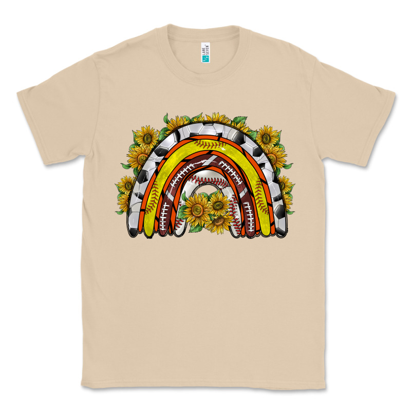 Sunflower Sports Rainbow Classic Tee by RacoonDesign | Teevron