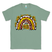 Sage sunflower sports rainbow Classic Tee - RacoonDesign