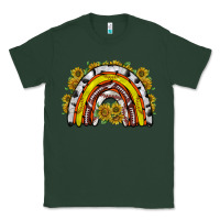 Sports Green sunflower sports rainbow Classic Tee - RacoonDesign