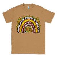 Toasted Coconut sunflower sports rainbow Classic Tee - RacoonDesign