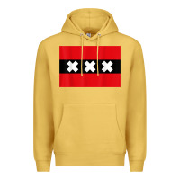 Antique Gold amsterdam flag souvenir heritage travel gift t shirt Premium Hoodie - minhPixels