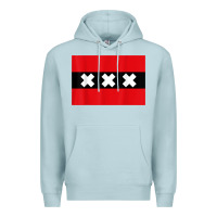 Blue Mist amsterdam flag souvenir heritage travel gift t shirt Premium Hoodie - minhPixels