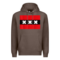Coffee amsterdam flag souvenir heritage travel gift t shirt Premium Hoodie - minhPixels