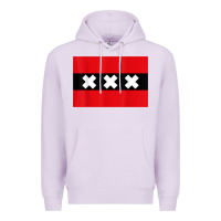Lilac amsterdam flag souvenir heritage travel gift t shirt Premium Hoodie - minhPixels