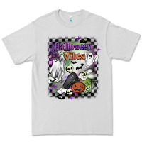 Dove Grey halloween vibes Premium Tee - BarkalooDesign