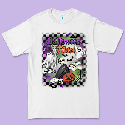 Halloween Vibes Premium Tee Designed By Barkaloodesign