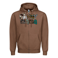 Chestnut Bunny mama Zipper Hoodie - CowhideDigitalArt