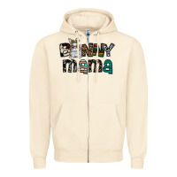 Sandshell Bunny mama Zipper Hoodie - CowhideDigitalArt