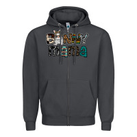 Smoke Bunny mama Zipper Hoodie - CowhideDigitalArt