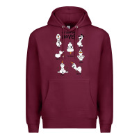 Burgundy Frozen 2 Olaf My Signature Moves Premium Hoodie - minhPixels