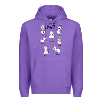 Purple Frozen 2 Olaf My Signature Moves Premium Hoodie - minhPixels