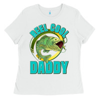 White reel cool daddy Ladies Tee - Jasminsmagicworld