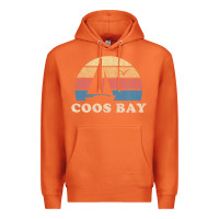 Carrot Coos Bay Or Vintage Sailboat 70S Throwback Sunset Premium Hoodie - minhPixels