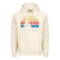 Tofu Coos Bay Or Vintage Sailboat 70S Throwback Sunset Premium Hoodie - minhPixels
