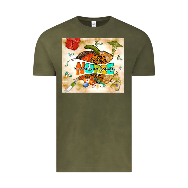 Fall Nurse Pumpkin Vintage Tee by TumblerDesignByShophia | Teevron