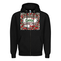 Black Running on Coffee And Christmas Zipper Hoodie - CowhideDigitalArt