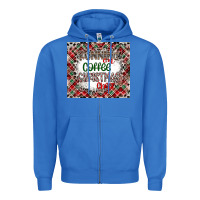 True Royal Running on Coffee And Christmas Zipper Hoodie - CowhideDigitalArt