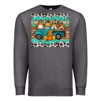 Charcoal Heather western fall truck gnomes tumbler Premium Sweatshirt - Artiststas