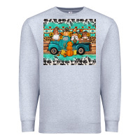 Heather Grey western fall truck gnomes tumbler Premium Sweatshirt - Artiststas