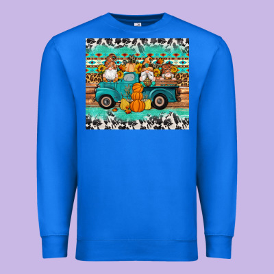 Western Fall Truck Gnomes Tumbler Premium Sweatshirt Designed By Artiststas