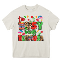 Cream too busy being hermosa Heavy Core Tee - LillyAllenDesigns