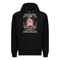 Black combat engineer  , it can not be inherited or purchase Premium Hoodie - minhPixels