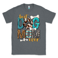 Charcoal Heather Best Dog Mom Ever Classic Tee - texasbilliewilder