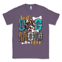 Lavender Best Dog Mom Ever Classic Tee - texasbilliewilder