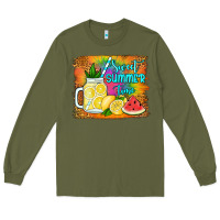Army Green sweet summer time Long Sleeve Tee - Jasminsmagicworld
