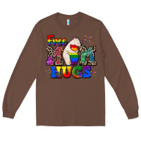 Chestnut pride free mom hugs Long Sleeve Tee - CowGirlArtShop