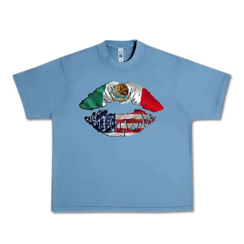 Mexico Usa Lips Urban Heavy Tee by TumblerDesignByShophia | Teevron