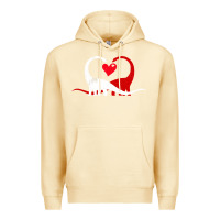 Pina Colada funny hearts love dinosaur valentine s day gift boys girls Premium Hoodie - minhPixels