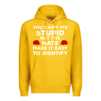 Lemon You Can'T Fix Stupid But The Hats Make It Easy To Identify Premium Hoodie - minhPixels