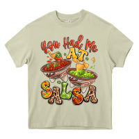 Mossy you had me at salsa Heavy Core Tee - LillyAllenDesigns