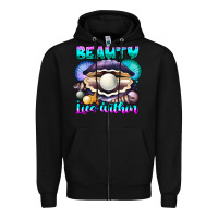 Black Beauty Lies Within Zipper Hoodie - CowhideDigitalArt