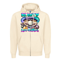 Sandshell Beauty Lies Within Zipper Hoodie - CowhideDigitalArt