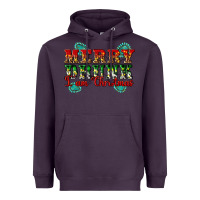 Plum Merry Drink I Am Christmas Heavyweight Hoodie - Artiststas