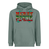 Sage Merry Drink I Am Christmas Heavyweight Hoodie - Artiststas