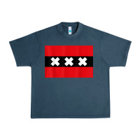 Midnight Navy amsterdam flag souvenir heritage travel gift t shirt Urban Heavy Tee - minhPixels