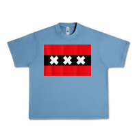 Pebble Blue amsterdam flag souvenir heritage travel gift t shirt Urban Heavy Tee - minhPixels