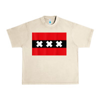 Sandshell amsterdam flag souvenir heritage travel gift t shirt Urban Heavy Tee - minhPixels