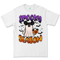 White spooky season Premium Tee - BarkalooDesign